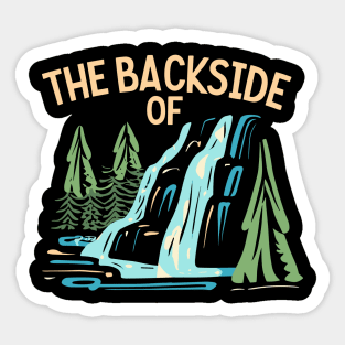 The back side of water Sticker